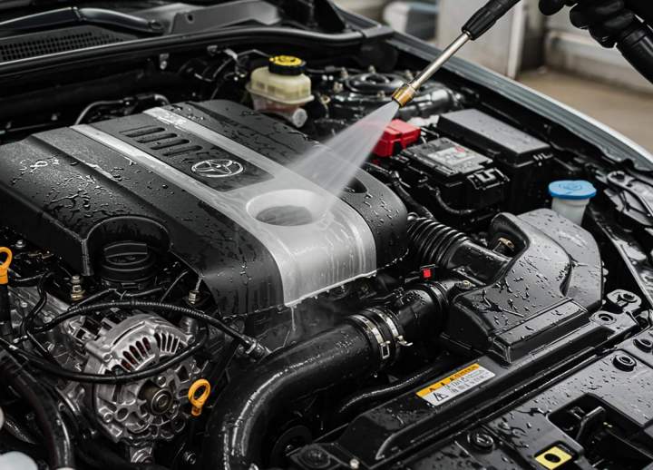 Lavage compartiment moteur Montélimar